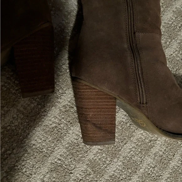 Sbicca suede OTK boots size 9 taupe - Picture 7 of 10